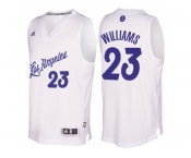 Men's Los Angeles Lakers #23 Lou Williams 2016 Christmas Day White NBA Swingman Jersey