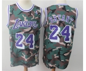 Men's Los Angeles Lakers #24 Kobe Bryant Authentic Camo  Basketball Jersey