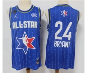 Men's Los Angeles Lakers #24 Kobe Bryant Swingman Blue 2020 All-Star Game Basketball Jersey