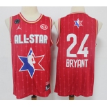 Men's Los Angeles Lakers #24 Kobe Bryant Swingman Red 2020 All-Star Game Basketball Jersey