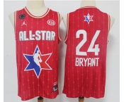 Men's Los Angeles Lakers #24 Kobe Bryant Swingman Red 2020 All-Star Game Basketball Jersey