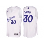 Men's Los Angeles Lakers #30 Julius Randle 2016 Christmas Day White NBA Swingman Jersey