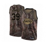 Men's Los Angeles Lakers #39 Dwight Howard Swingman Camo Realtree Collection Basketball Jersey