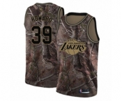 Men's Los Angeles Lakers #39 Dwight Howard Swingman Camo Realtree Collection Basketball Jersey