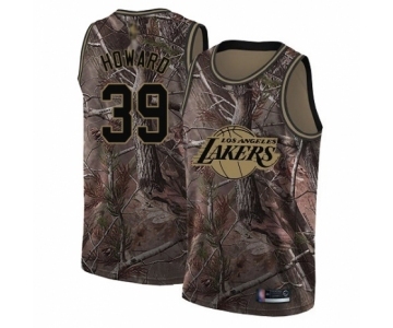 Men's Los Angeles Lakers #39 Dwight Howard Swingman Camo Realtree Collection Basketball Jersey