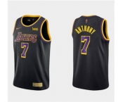 Men's Los Angeles Lakers #7 Carmelo Anthony Balck Earned Edition Stitched Basketball Jersey