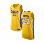 Men's Nike Los Angeles Lakers #22 Elgin Baylor Authentic Gold Home NBA Jersey - Icon Edition