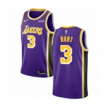 Men's Nike Los Angeles Lakers #3 Josh Hart Authentic Purple NBA Jersey - Statement Edition