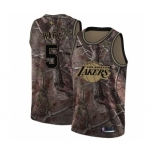 Men's Nike Los Angeles Lakers #5 Josh Hart Swingman Camo Realtree Collection NBA Jersey