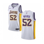 Men's Nike Los Angeles Lakers #52 Jamaal Wilkes Swingman White NBA Jersey - Association Edition