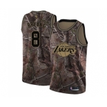 Men's Nike Los Angeles Lakers #8 Kobe Bryant Swingman Camo Realtree Collection NBA Jersey