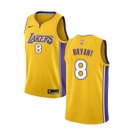 Men's Nike Los Angeles Lakers #8 Kobe Bryant Swingman Gold Home NBA Jersey - Icon Edition