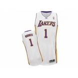 NBA Los Angeles Lakers #1 D'Angelo Russell white Stitched jerseys