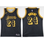 Nike Los Angeles Lakers #24 Kobe Bryant Black NBA Swingman City Edition Jersey