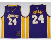 Nike Los Angeles Lakers #24 Kobe Bryant Purple NBA Swingman Black Mamba December 18. 2017 Jersey