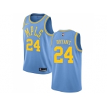 Nike Los Angeles Lakers #24 Kobe Bryant Royal Blue NBA Swingman Hardwood Classics Jersey