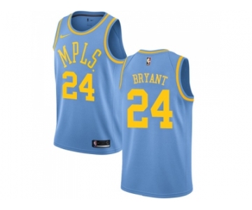 Nike Los Angeles Lakers #24 Kobe Bryant Royal Blue NBA Swingman Hardwood Classics Jersey