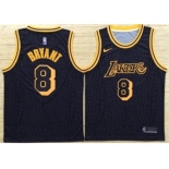 Nike Los Angeles Lakers #8 Kobe Bryant Black NBA Swingman City Edition Jersey