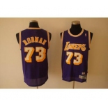 nba fans lakers #73 rodman purple(fans edition)