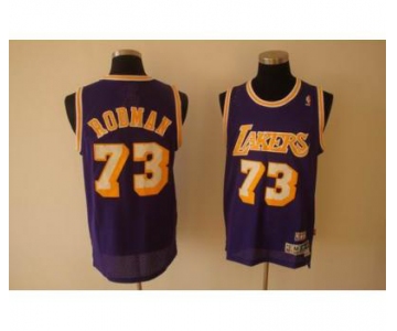 nba fans lakers #73 rodman purple(fans edition)