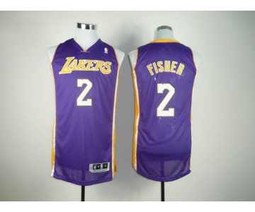 nba los angeles Lakers #2 fisher purple[revolution 30]