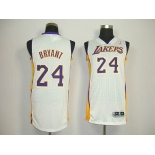 nba los angeles Lakers #24 bryant white[revolution 30]