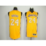 nba los angeles Lakers #24 bryant yellow[revolution 30]