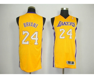 nba los angeles Lakers #24 bryant yellow[revolution 30]