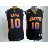 nba los angeles lakers #10 nash black[limited edition]