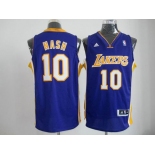 nba los angeles lakers #10 nash blue[revolution 30 swingman]