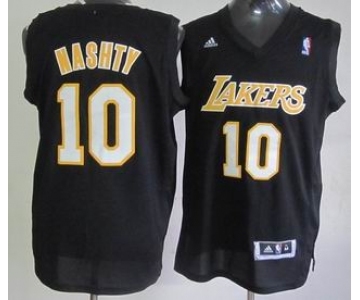 nba los angeles lakers #10 nashty black[revolution 30 swingman][nashty]