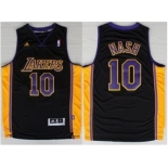 nba los angeles lakers #10 steve nash black [revolution 30 swingman purple number 2013 new style]