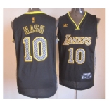 nba los angeles lakers #10 unveil steve nash black[2013 new]