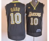 nba los angeles lakers #10 unveil steve nash black[2013 new]