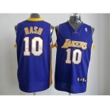 nba los angeles lakers #10 unveil steve nash purple