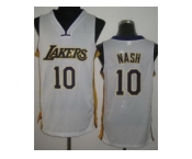 nba los angeles lakers #10 unveil steve nash white[revolution 30]