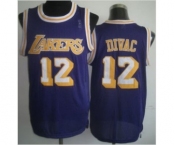 nba los angeles lakers #12 divac purple[m&n][divac]