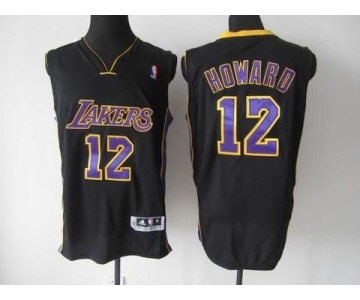 nba los angeles lakers #12 dwight howard black[howard]