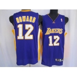 nba los angeles lakers #12 dwight howard blue jerseys[howard]