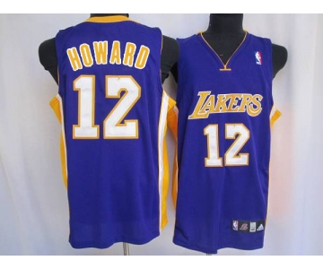 nba los angeles lakers #12 dwight howard blue jerseys[howard]