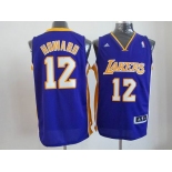 nba los angeles lakers #12 dwight howard blue[howard][revolution 30 swingman]