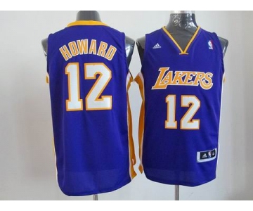 nba los angeles lakers #12 dwight howard blue[howard][revolution 30 swingman]