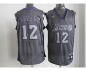 nba los angeles lakers #12 dwight howard grey[lights check]