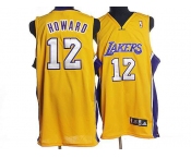 nba los angeles lakers #12 dwight howard yellow  jerseys [howard]