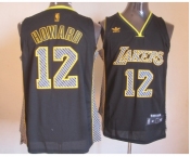 nba los angeles lakers #12 howard black[2013 new]