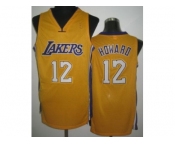 nba los angeles lakers #12 howard yellow[revolution 30]