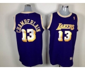 nba los angeles lakers #13 chamberlain blue