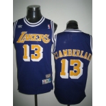 nba los angeles lakers #13 lhamberlain m&n purple