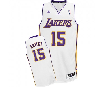 nba los angeles lakers #15 artest white[2011 revolution 30]