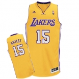 nba los angeles lakers #15 artest yellow[2011 revolution 30]